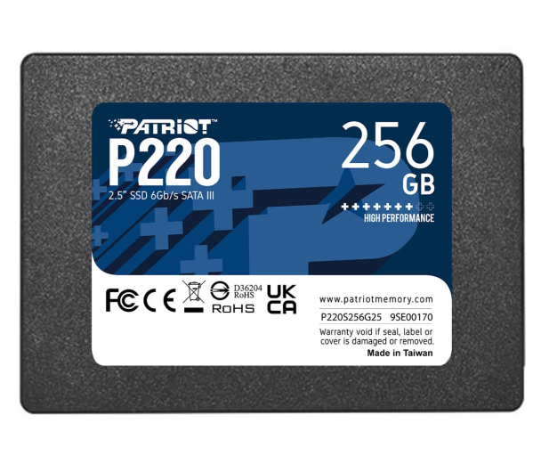 PATRIOT P220 256GB 2,5" P220S256G25 - 1111809 - zdjęcie